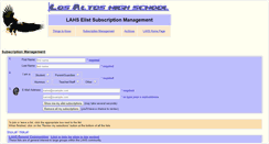 Desktop Screenshot of lahs.elists.mvla.net