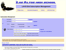 Tablet Screenshot of lahs.elists.mvla.net